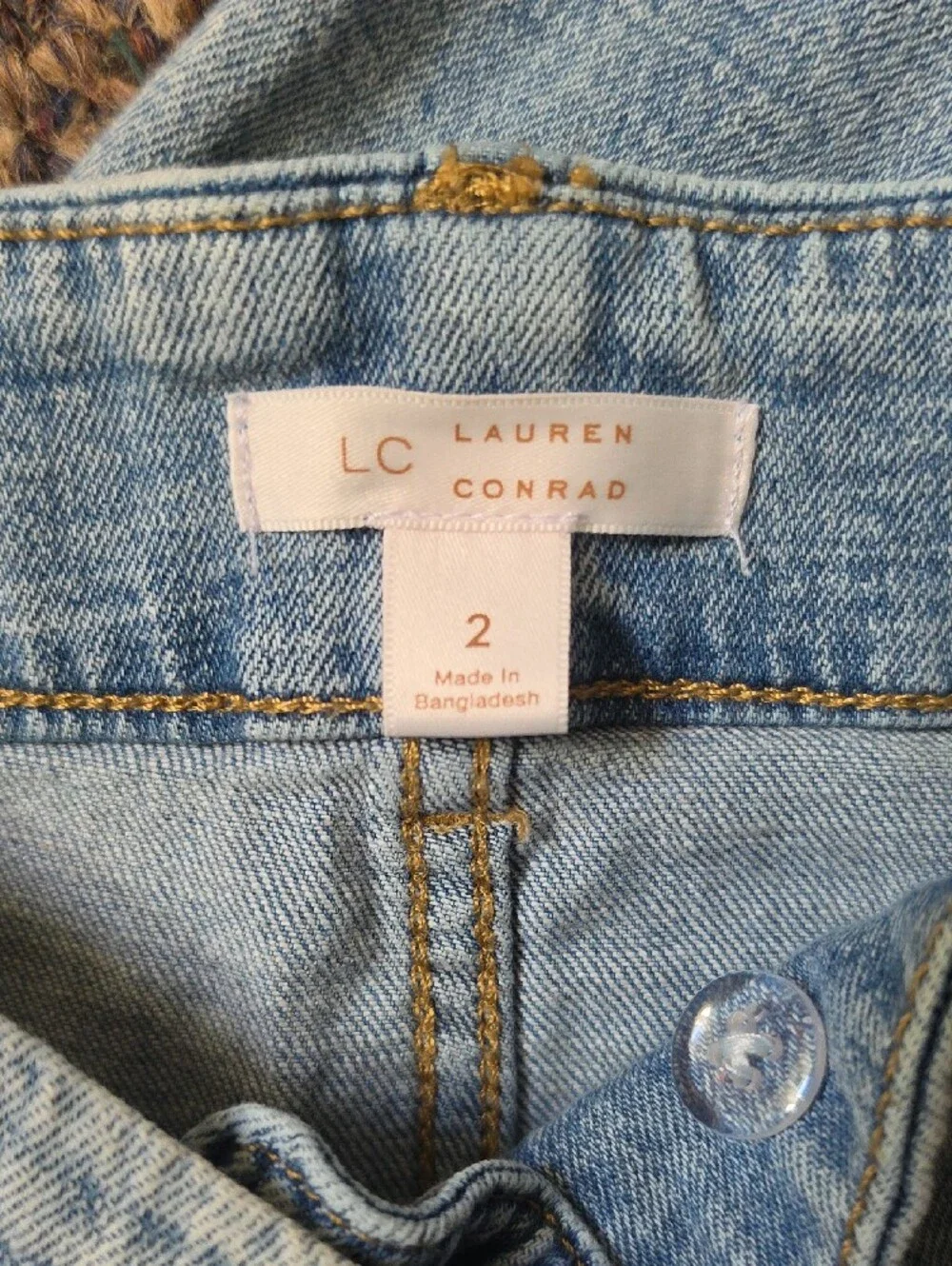 Light Blue Women’s Wide Leg Jeans - Picture 3 of 3